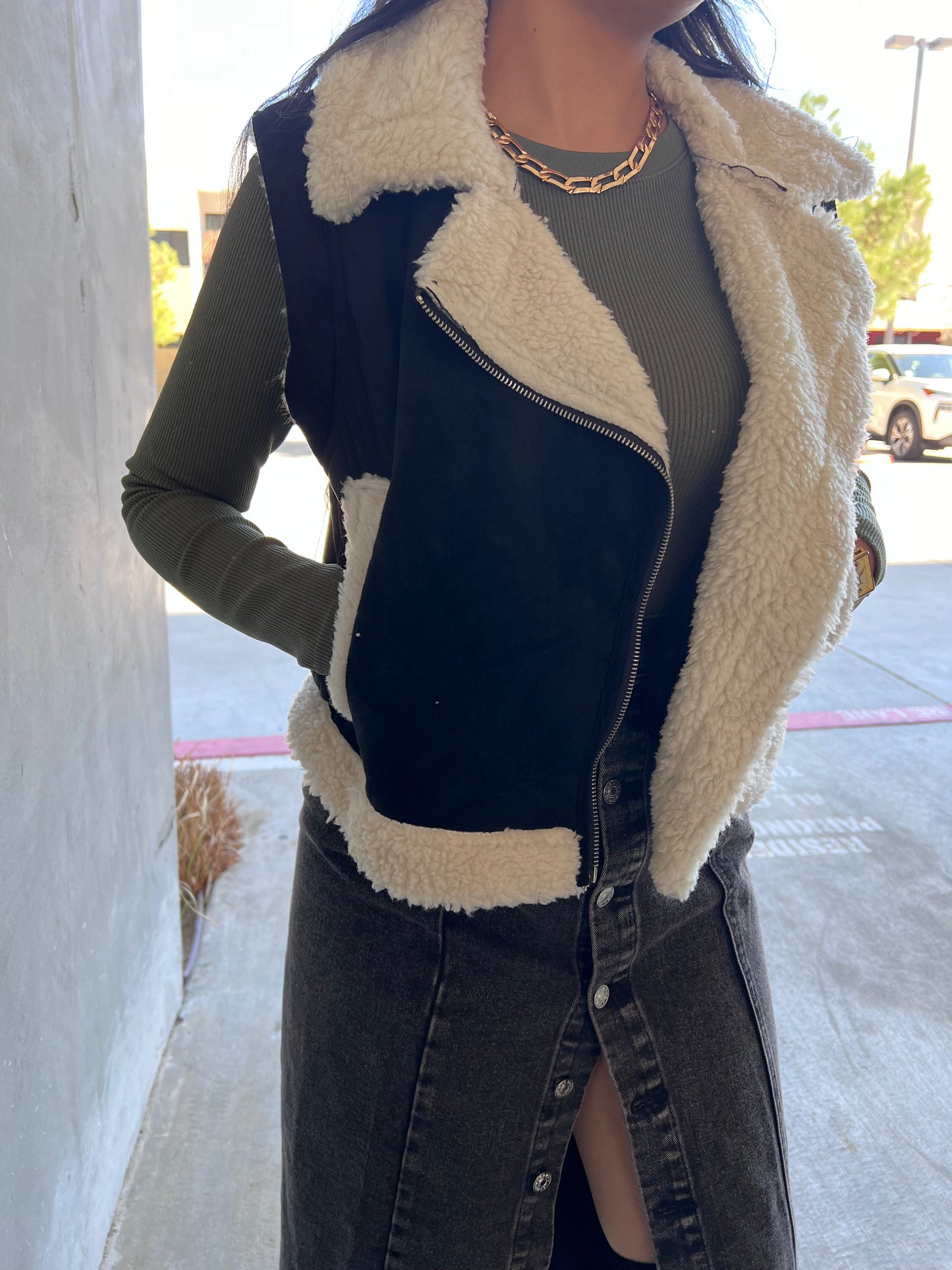 Shearling Vest