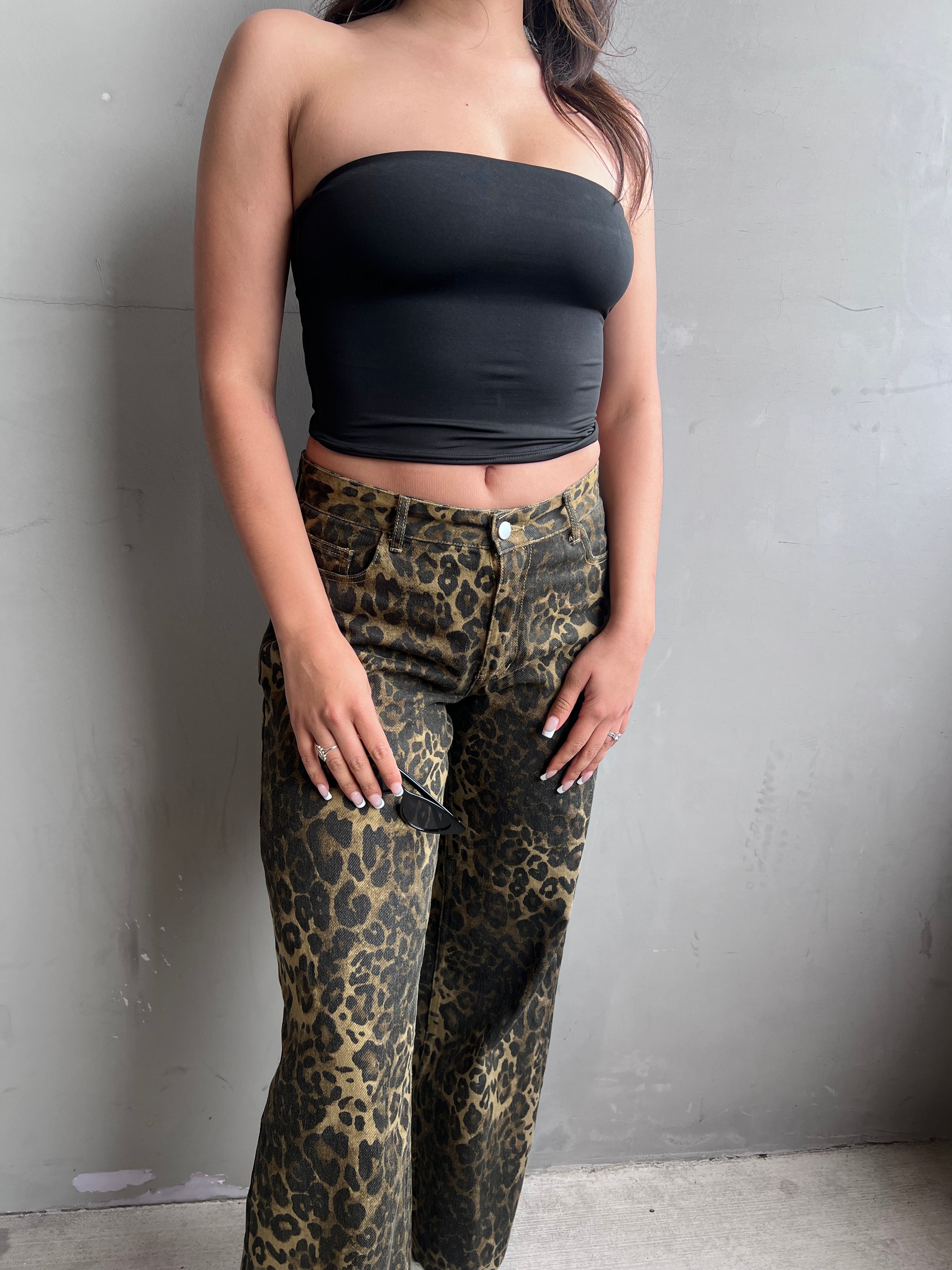Leopard Jeans